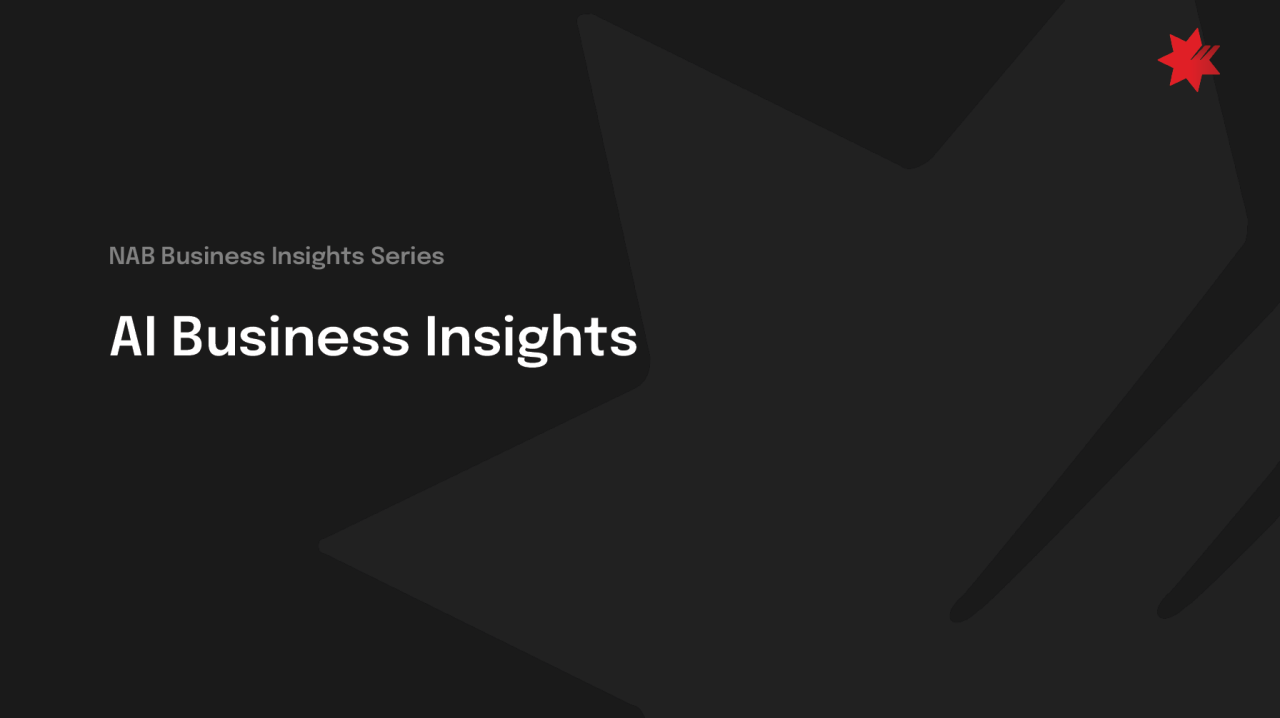 AI Business Insights Slide